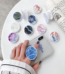 Universal Marble Grip Cell Phone Holder Stand Bracket With opp bag Expandable cellPhone Holders For iPhone Samsung5136136