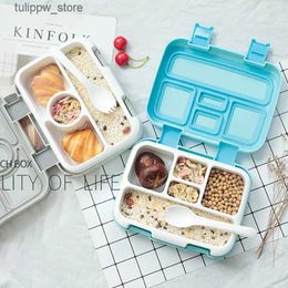 Bento Boxes Portable Lunch Box Microwave LunchBox Sealed Salad Box Outdoor Camping Bento Box Tableware Picnic Food Storage Container For Kid L240307