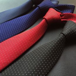 Neck Ties Linbaiway 8cm Mens Necktie Business Man Fashion Wedding Neckties Handmade Jacquard Tie For Men Custom Logo1286N