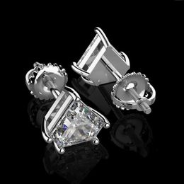 Fine Luxury Jewellery Earring Sterling Silver Fashion Different Shapes Vvs Moissanite Diamond Stud Earrings