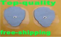 100pcs hand shaped nonwoven Self Adhesive replacement Electrode pads for muscle stimulator Tens massage machine pad3107364