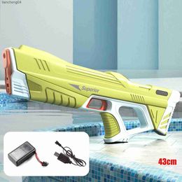 Gun Toys Electric Water Gun Toy Automatic Summer High-pressure Strong Charging Energy Water Gun Beach Outdoor Water Fight Toys