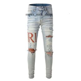 amirir jeans Jeans Denim Trousers Mens Jeans Designer Jean Men Black Pants High-End Quality Straight Design Retro Streetwear Casual Sweatpants 343