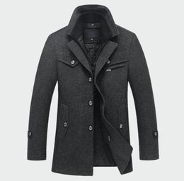 Winter Men039s Thick Coats Slim Fit Jackets Mens Casual Warm Outerwear Jacket and Coat Male Peacoat Men Brand Clothes M4XL ML09195027