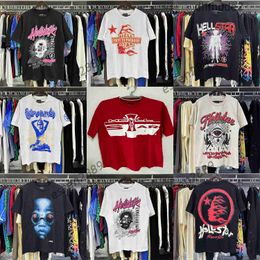 Hellstar Shirt Hellstar Designer Tshirt Tee Mens Womens Tshirts Graphic Tee Clothing Clothes Hipster Washed Fabric Street Graffiti Lettering Foil Mens Pl GSQF