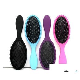 Hair Brushes Shower Brush Combs Detangling Hair Fashion Item For Women 22.5X7X3.5Cm With Retail Packing Drop Delivery Hair Products Ha Dhjr5