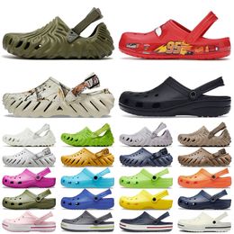 Crocs Classic Clog crocs shoes designer slides slippers Lightning McQueen Pollex baby children buckle classic kids crocs women croc waterproof nursing black white red【code ：L】