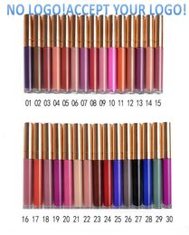 No Brand40 Colours velvet Matte Lip Gloss Waterproof Customised lipgloss long Lasting liquid lipstick accept your logo2535066