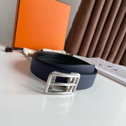 High quality classic designer Belt for women stainless steel H buckle AAA Real leather womens belt Retro Luxury mens belt 90-125cm Reversible belt H58