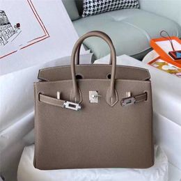 70% Factory Outlet Off Home Top Layer Cow Litchi Pattern Leather Large Capacity Women's Bag One Handbag on sale