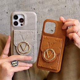 For iPhone 15 Pro Max Cases Phone Case Designer iPhone Case Apple iPhone 14 Pro Max 13 12 11 14 Plus Case Brand Embossing Monogram Mirror Mobile Cover