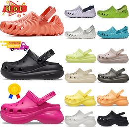 Hot Designer croc Sandals classics clog sandal slippers slides heels for men women triple black white Water proof Shoes Nursing Hospital mens womens size 36-45