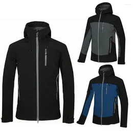 Hunting Jackets Autumn Winter Fleece Warm Mens Windproof Hiking Skiing Coats Mountain Windbreaker Outwear Male Outdoor