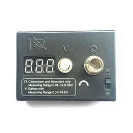 Ohm Metre resistance tester digital testing machine micro reader for 510 808D M7 M8 thread battery voltage other thread etc accessories