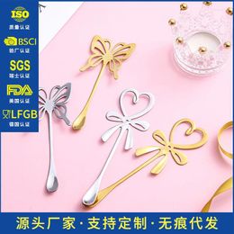 Dinnerware Sets Withered Stainless Steel Creative Japanese And Korean Style Cute Hanging Cup Coffee Stirring Spoon Wedding Gift Manufacturer