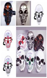 Skeleton Horror Mask Halloween Crack Skull Mask Scream Masquerade Masks Adult Full Face Retro Party EL MaskS GGA26549523861