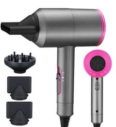 Salon Blow Hair Dryer Negative Ionic Professional Powerful Hairdryer Travel Homeuse Dryer Hot Cold Wind mm