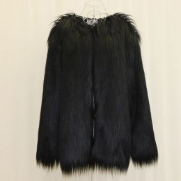 Fur Women's fur coat imitation beach wool midlength coat washed fur fox fur longsleeved large size floating fur top