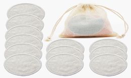 Reusable Bamboo Makeup Remover Pads Washable Rounds Cleansing Facial Cotton Make Up Removal Pads Tool8569357