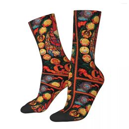 Women Socks Marx Lenin Stockings Girls Stalin Mao Warm Soft Leisure Winter Climbing Anti Skid Design Birthday Present