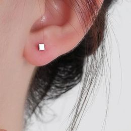 Stud Earrings For Women Mini Geometric Earring Fashion Jewelry Trendy Square