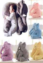 Cartoon Big Size Plush Elephant Toy Kids Sleeping Back Cushion Stuffed Pillow animal Doll Baby Doll Birthday Gift for children5456732