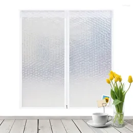 Curtain Window Insulation Kit Heat Resistant Door Film Insulator With Zipper 100x80cm Winterizing Shrink Covering To Block