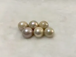 Loose Diamonds Random Choose Round 16-18mm Pearl Sea Fine Genuine Earring Pendant DIY Making Accessories Jewellery For Women