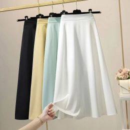 Dresses Elegant Skirts Women Chic Fashion Soft Chiffon Summer Vacation Ladies Clothing Hot Sale Popular Korean Simple Female Long Skirt