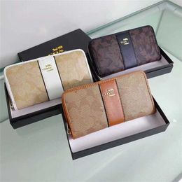 70% Factory Outlet Off Kou style long zippered wallet with card holder box and item on sale
