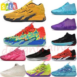 Basketball Shoes Lemelo Ball Mb.01 Basketball Shoes GutterMelo Toxic Rock Ridge Red Blast Queen City Buzz Rick and Morty Chino Hills Blue Hive Be You Trainers Size 36-46