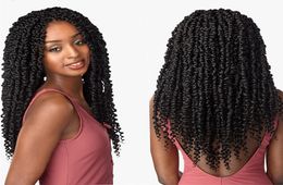 Passion Spring s Synthetic Crotchet Hair Extensions Ombre Crochet Braids Pre looped Fluffy Bomb Braiding9625849