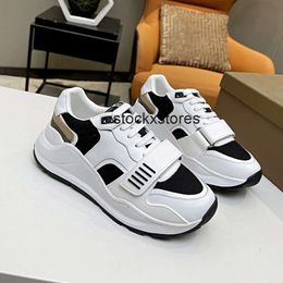 Really mirror quality Designer Casual Shoes Sneakers Vintage genuine calfskin Leather Trainers Fashion ShoesPatchwork Platform Laceup Print dadshoe
