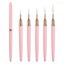 Nail Art Kits 5pcs Japanese Line Pens Fine Brush Durable And Perfect For Professional Artists Beginners