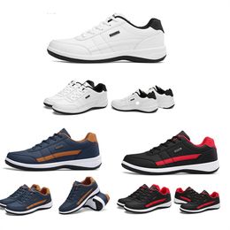 Summer New Men's Casual Sports Shoes Leather Lightweight Fashion Breathable Running Shoes Large Board Shoes for Men man 40