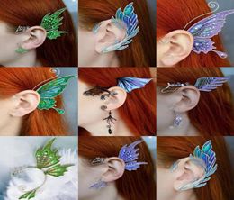 Fashion Ear Cuff Ear Sleeve Pendant Without Perforation Unicorn Butterflies Fish Pattern Performance Accessories8129183