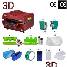 Printers St-3042 3D Sublimation Heat Press Printer Vacuum Hine For Cases Mugs Plates Glasses1 Drop Delivery Dhcib