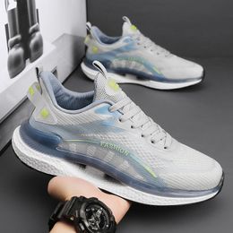 Running Shoes Back White Flying Weaving Sports Men's Shoes Mesh Shoe Batch New