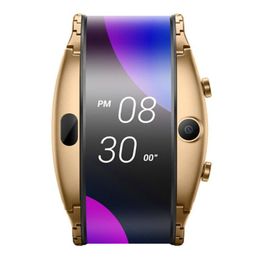 Original Nubia Alpha Smart Cell Phone Watch 401quot Foldable Flexible Screen Snapdragon Wear 2100 Quad Core 1GB RAM 8GB ROM 508312042