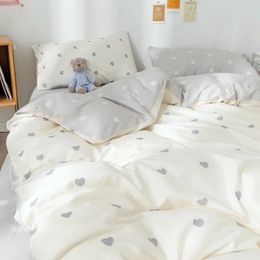 Bedding Set 2 Bedrooms Sheet Duvet Cover Linens Bedspread Euro Nordic 150 Cute 150x200 220 240 Floral King Luxury 160 200 240226