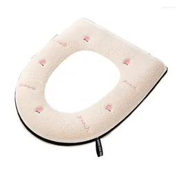 Toilet Seat Covers Bathroom Cushion Warmer Pad Waterproof Thicken Cover Pads Closestool For