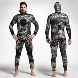 Women's Swimwear 3/5MM Diving Suit Camouflage Warm Cross-border Long-sleeved One-piece Swimsuit Two-piece Thickened Male Jellyfish