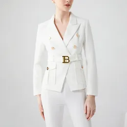 Women's Suits 9 Colours Factory Customise Luxury Quality Classic Style Office White Black Women Pocket Blazers With Blet