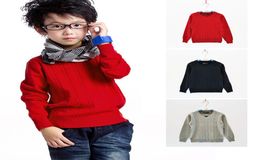 Fashion Brands Children Polos Sweater New Kids pullover Baby Tops Clothing Girls Outerwear Boys Long Sleeve Sweaters 0011321061