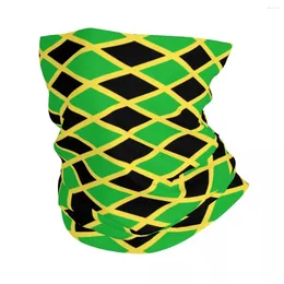 Bandanas Flag Of Jamaica Bandana Winter Neck Warmer Men Windproof Wrap Face Scarf For Ski Jamaican Proud Gaiter Headband