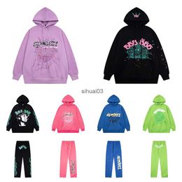 Mens Hoodies Sweatshirts Men hoodie best quality Spider Hoodie designer tracksuit men pink spider hoodie mens designer clothes sp5der 55555 cotton comf