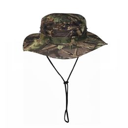 2021 fashion outdoor fisherman hat mountaineering fishing camouflage Benney cap jungle round hats233B