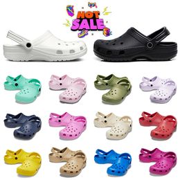 Platform Waterproof Sandals Famous Designer Womens Mens Classic Cros Kids Buckle Loafers Cross-tie Clog Slides Summer Beach Slippers Blue Pink White Sandal