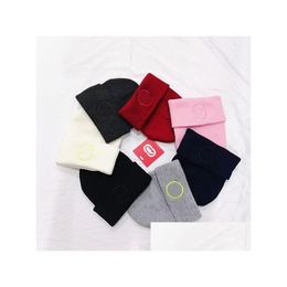 Beanies Ll Beanies Ladies Knitted Men And Women Fashion For Winter Adt Warm Hat Weave Gorro 7 Colours Drop Delivery Sports Outdoors Ath Dhnuv