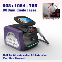 2024 Portable 808 Diode Laser Hair Removal Machine Super Parmenant Hair Removal For Male /Female Hair Removal